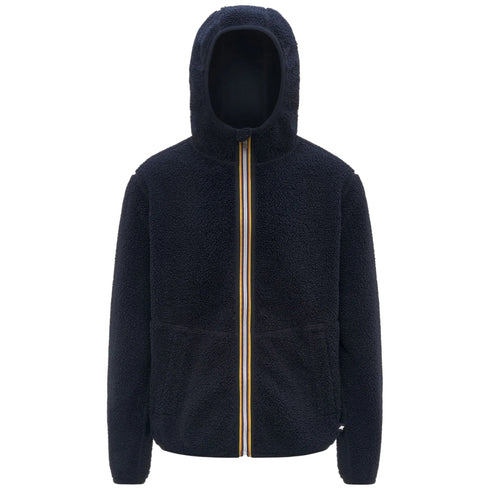 K - Way Giacca imbottita Giubbino Uomo Jack in sherpa reversibile S A25 - KWAYK3132NW - A2B - S - Francavilla Moda